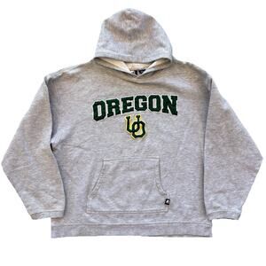VTG 90s Starter XL University Of Oregon UO Embroidered Sweatshirt Hoodie MARK
